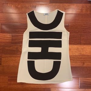 Moschino silk sleeveless top